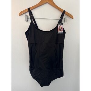 Sofia Vergara Corset Thong Bodysuit Shapewear Size XL Black NWT